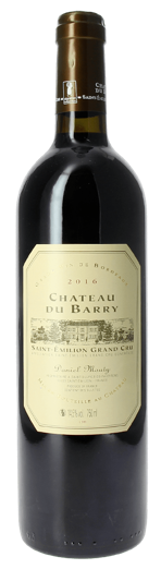 CHATEAU DU BARRY SAINT EMILION GRAND CRU